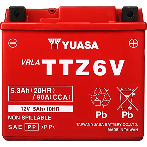 Amazon | 台湾製 バイクバッテリー 初期補充電済 YUASA 純正互換品